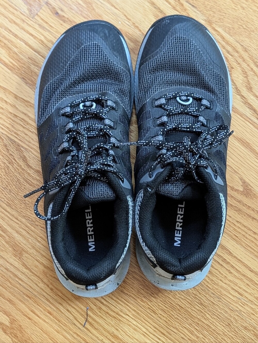 Merrell Womens Antora 3 Trail Running Shoe Size 8 Black Gray Cushioned Sneaker - Picture 3 of 8